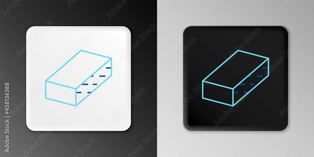 Line Nail file icon isolated on grey background. Manicure tool. Colorful outline concept. Vector Line Nail file icon isolated on grey background. Manicure tool. Colorful outline concept. Vector
