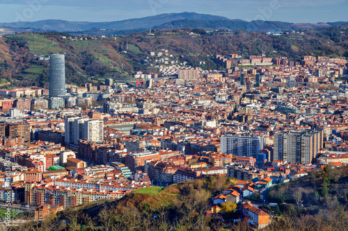 Fototapeta Naklejka Na Ścianę i Meble -  Bilbao, capital of Biscay, Basque Country, Spain,