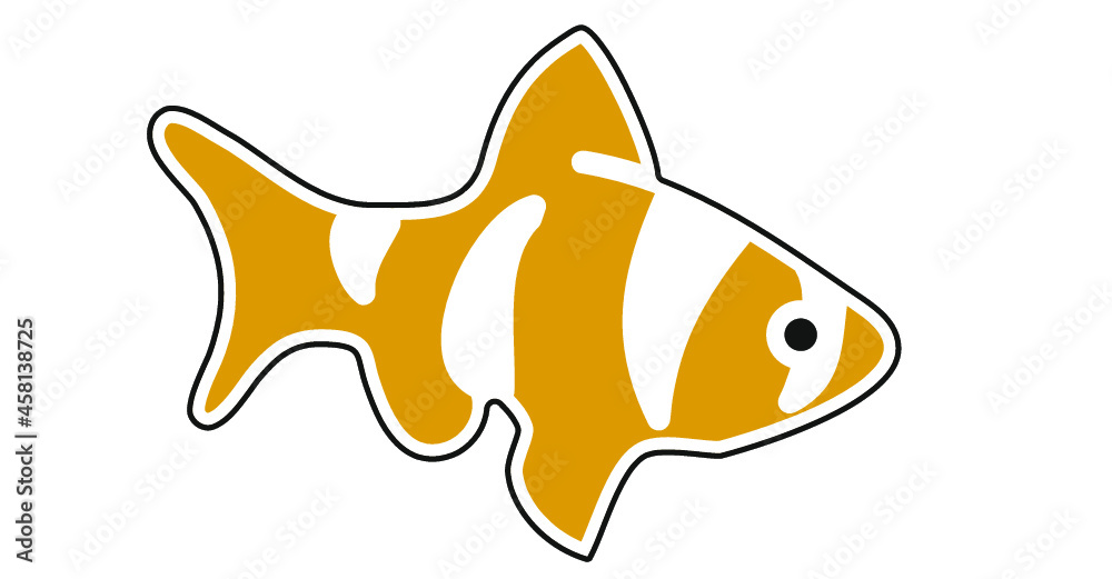 Poisson clown color