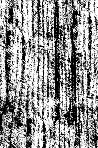 The grunge texture is black and white. Vector monochrome background © VYACHESLAV KRAVTSOV