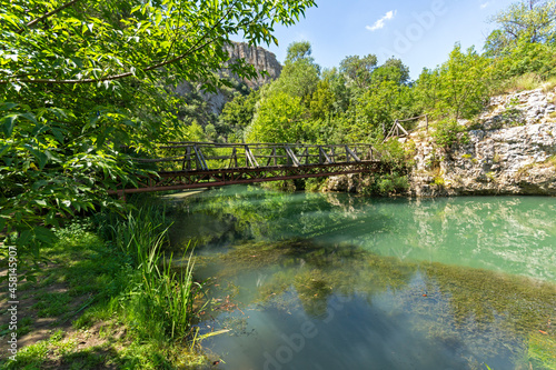 Iskar Panega Geopark along the Gold Panega River  Bulgaria