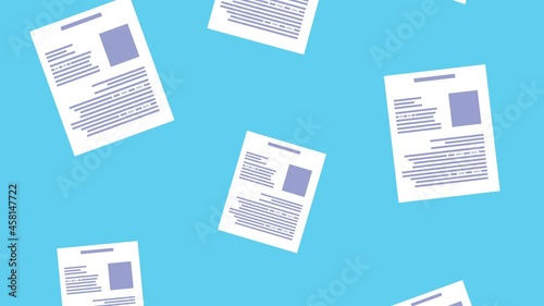 files documents data pattern animation