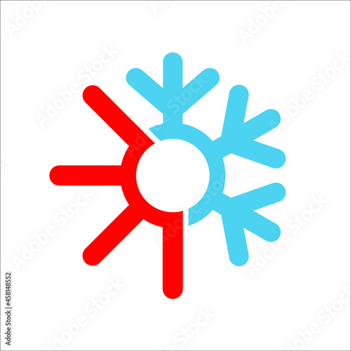 hot and cool symbol