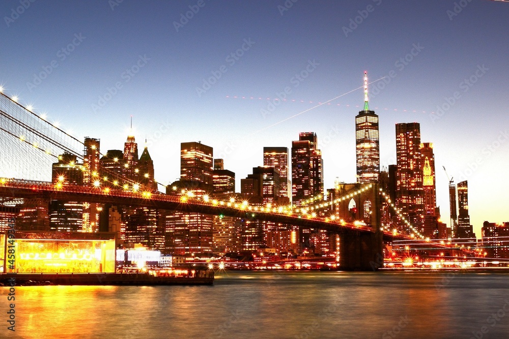 Brooklyn Bridge at night 3