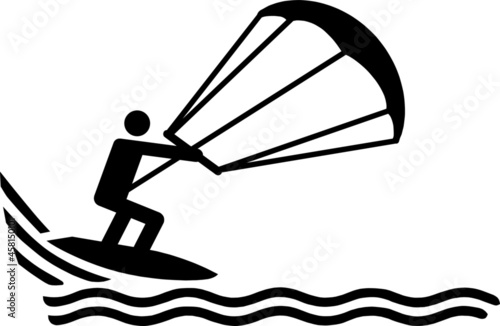 Kite surfing