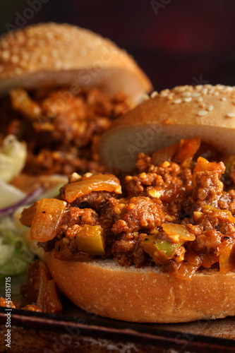 Sloppy Joes Sandwhich Dark and Moody