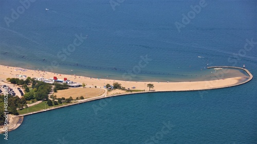 Playa del lago Michigan de Chicago photo
