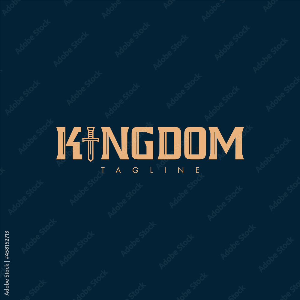 Kingdom. Logo template. Kingdom. Logo template.