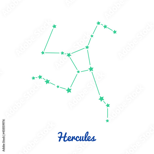 Hercules constellation, Heracles, 88 constellations