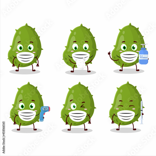 A picture of virus desease cartoon design style keep staying healthy during a pandemic