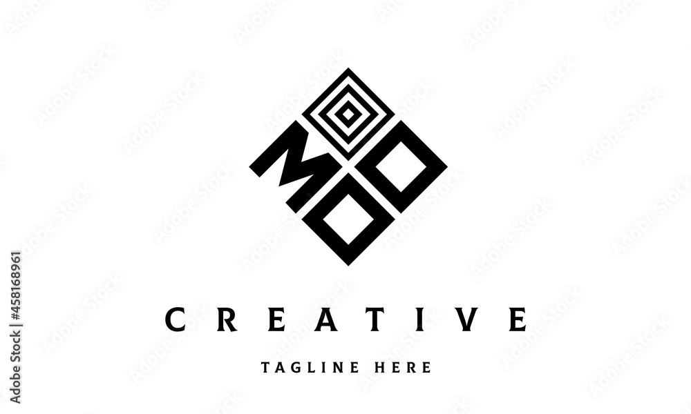 MOO square three latter logo vector MOO square three latter logo vector