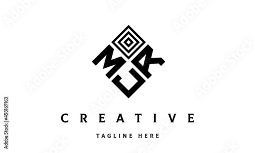 MRJ square three latter logo vector photo