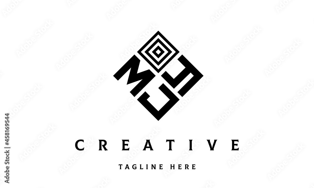 MYJ square three latter logo vector MYJ square three latter logo vector