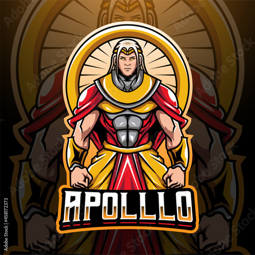 Apollo esport mascot logo design