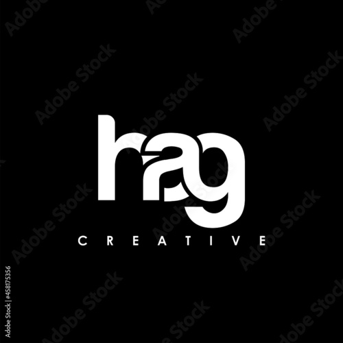 HAG Letter Initial Logo Design Template Vector Illustration