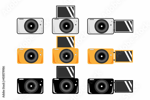 Mirrorless Camera Vector Image