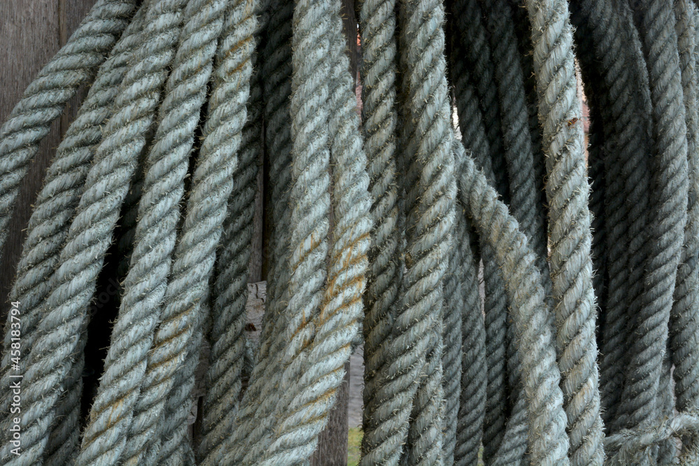 Abstract pattern of plastic rope Abstract pattern of plastic rope