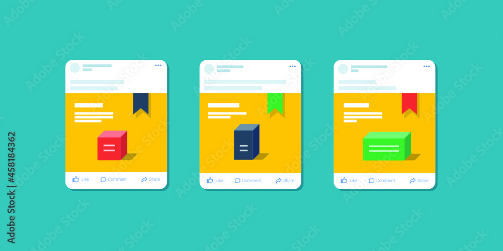 Social Media Posts with Products Social Media Posts with Products