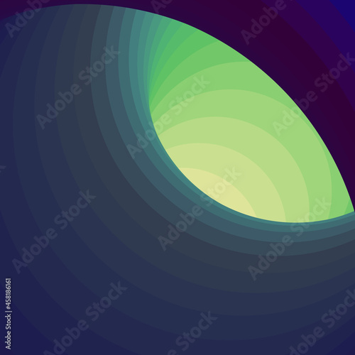 Color Swirl Warmhole Vortex Twist Generative Art background illustration