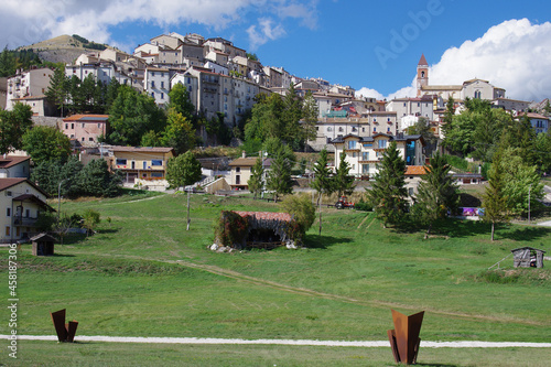 Rivisondoli (AQ) - View of the characteristic mountain village - Abruzzo - Italy photo