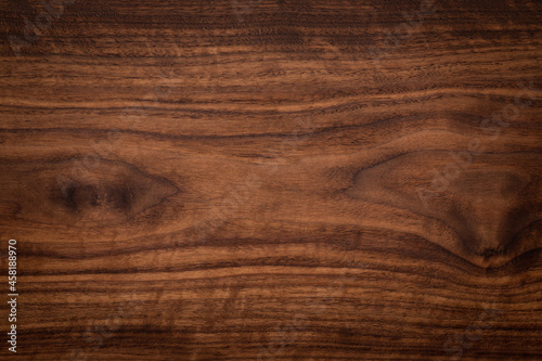 Walnut texture. Walnut wood plank texture background.