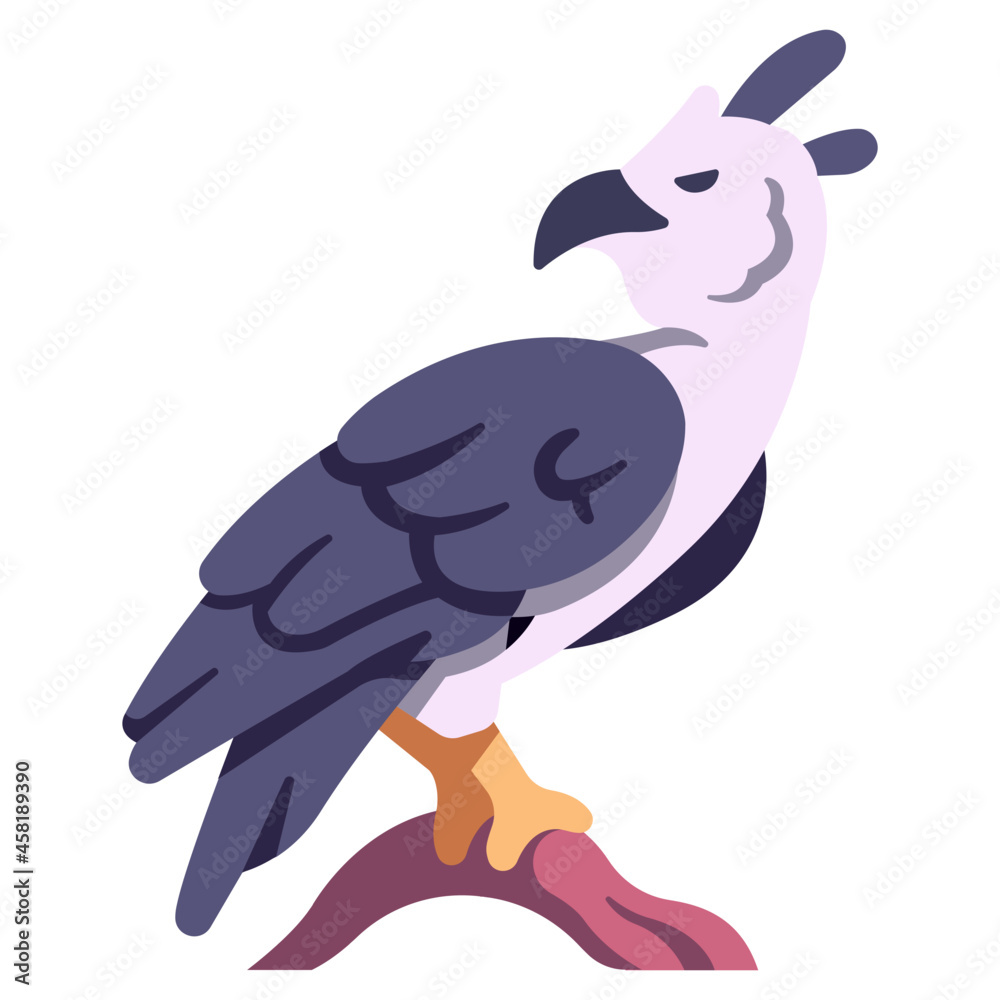 harpy eagle icon Stock Vector | Adobe Stock