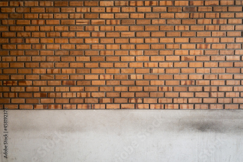 Brown bricks wall background 