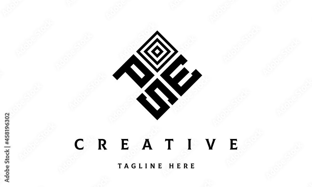 PES square three latter logo vector PES square three latter logo vector