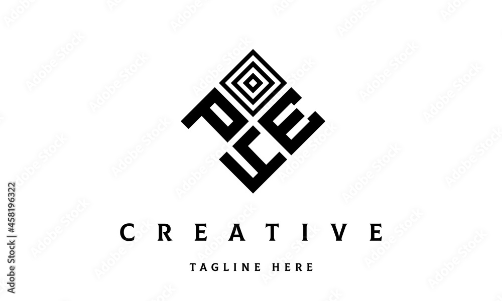 PEY square three latter logo vector PEY square three latter logo vector