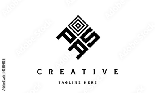 PSA square three latter logo vector