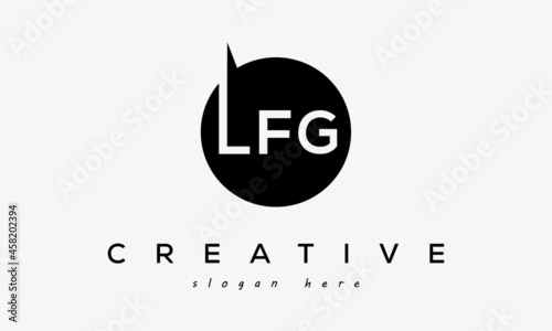 LFG creative circle letters logo design victor photo