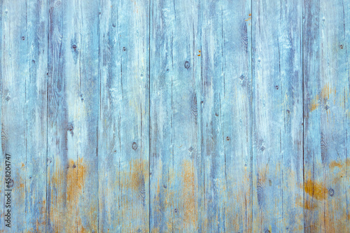 Light blue weathered dirty wooden photo background