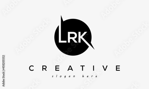 LRK creative circle letters logo design victor photo