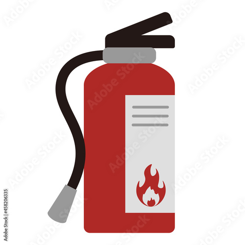 消火器　ベクターイラスト　vector illustration of fire extinguisher