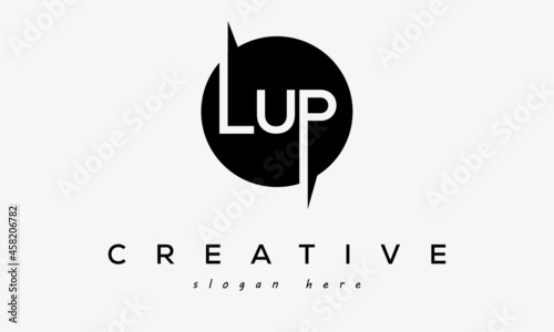 LUP creative circle letters logo design victor