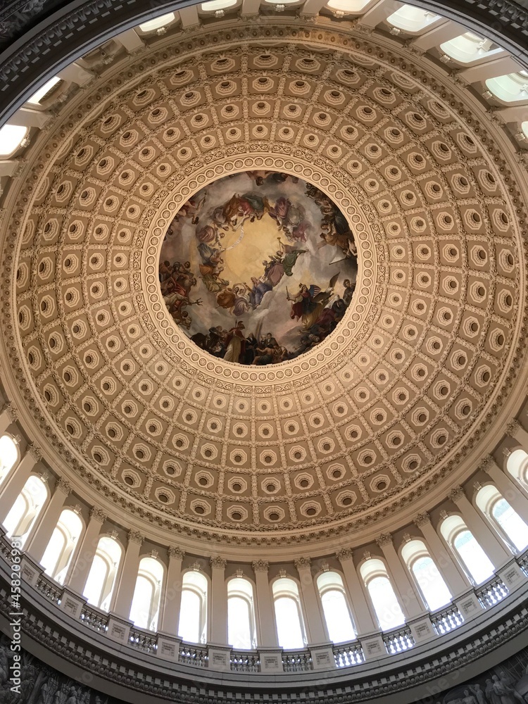 Dome ceiling of a building in the US Capitol Grounds