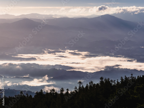 安達太良山から見る雲海