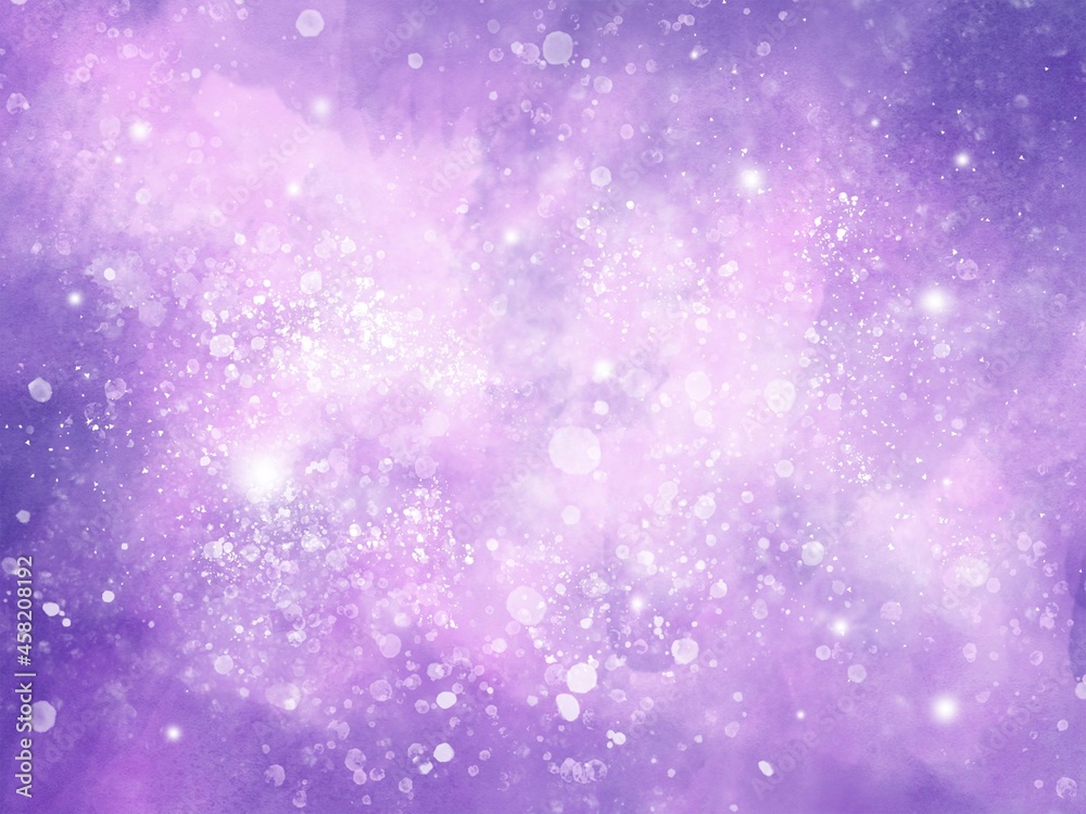 Pink purple dream galaxy star light sky background