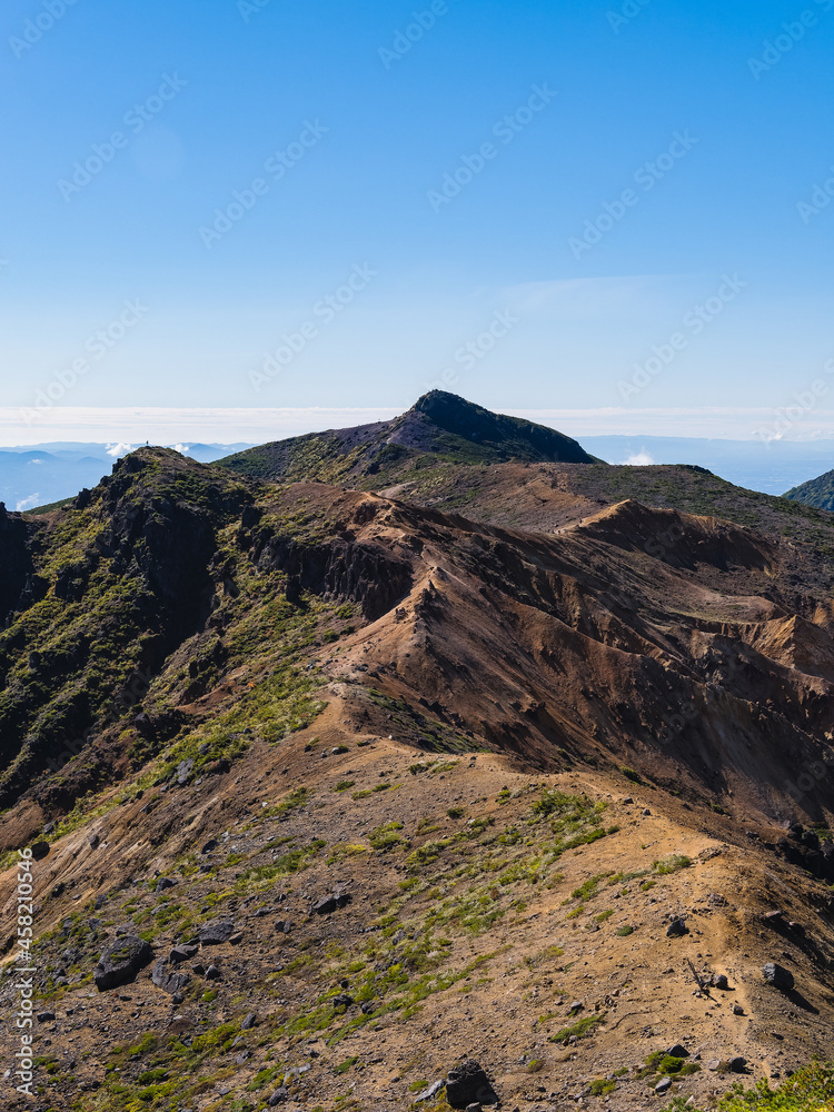 安達太良山登山道 安達太良山登山道