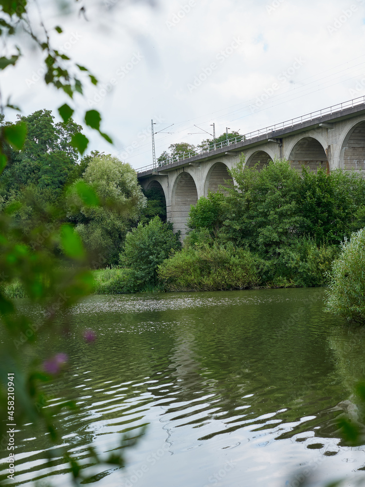 Fototapeta premium Talbruecke on the Obersee