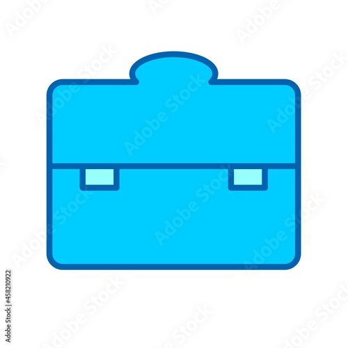  Brief Case Vector Blue Tone Icon Design