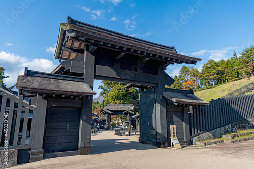 Obraz na płótnie 箱根 箱根関所 京口御門