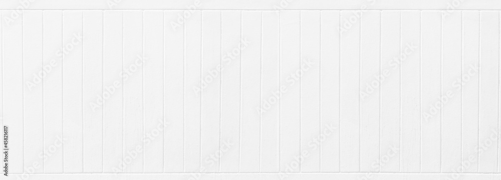 Panorama White Wood texture background.