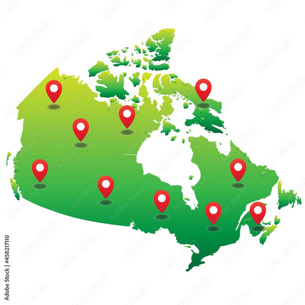 Canada Map and states locations