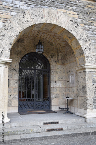 entrance to the church