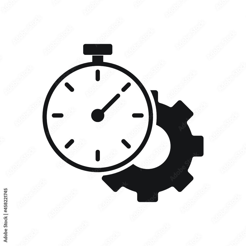 Efficiency icon illustration. Creative sign from quality control icons collection Efficiency icon illustration. Creative sign from quality control icons collection
