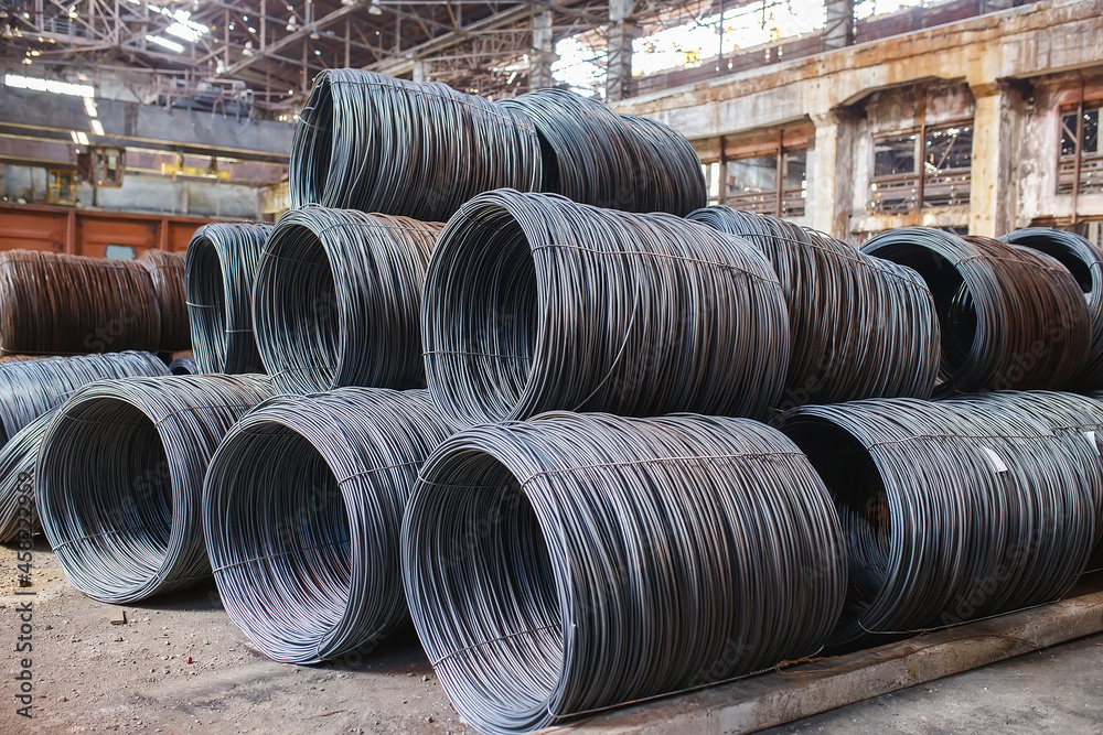 building armature are located in the warehouse of metallurgical products. Element of the constructional structure. building armature are located in the warehouse of metallurgical products. Element of the constructional structure.