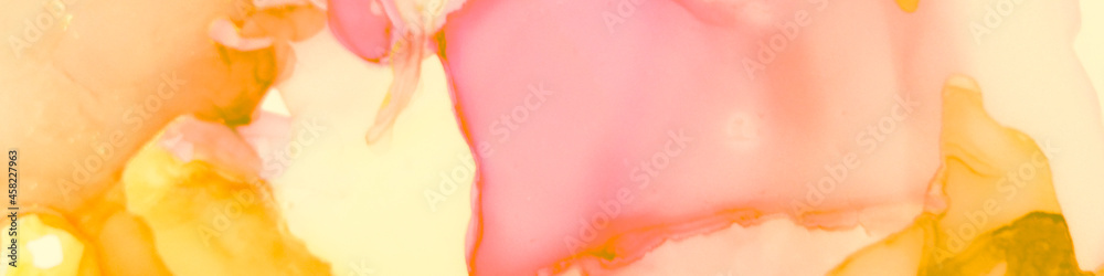 Fototapeta premium Pastel Artwork. Multilayer Orange Background.