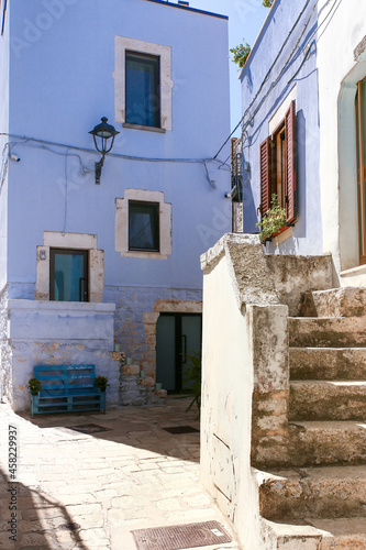 South Italy in summer. Casamassima, the blu village in Apulia © Laura