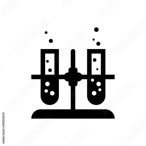 Chemistry vector icon. laboratory illustration sign. analyzessymbol. experiences logo.